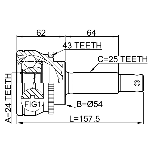 FEBEST 0410-033A43