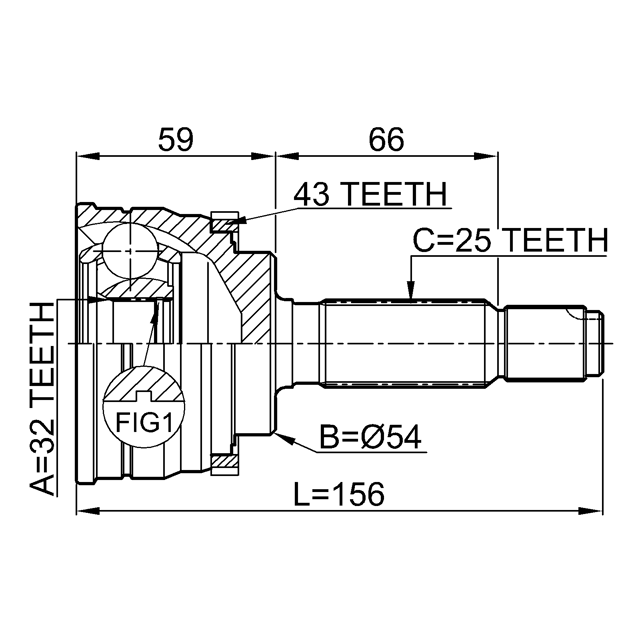 FEBEST 0410-034A43