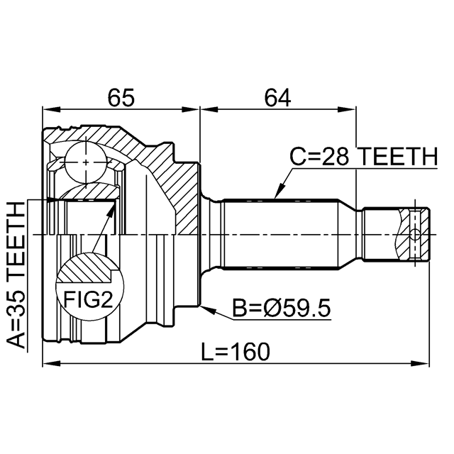 FEBEST 0410-CW5