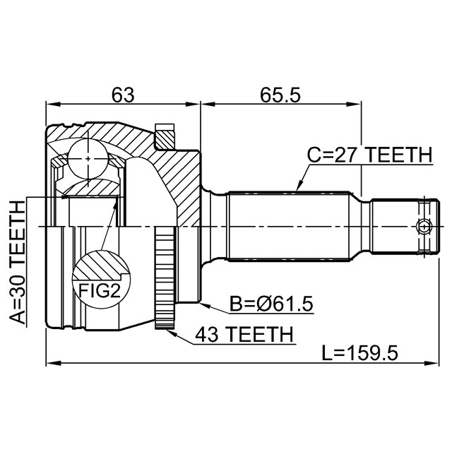 FEBEST 0410-D81WA43