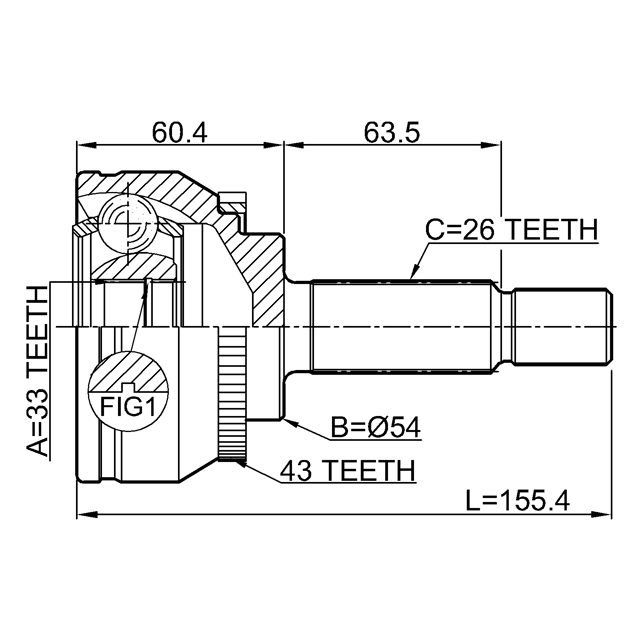 FEBEST 0410-DG4A43