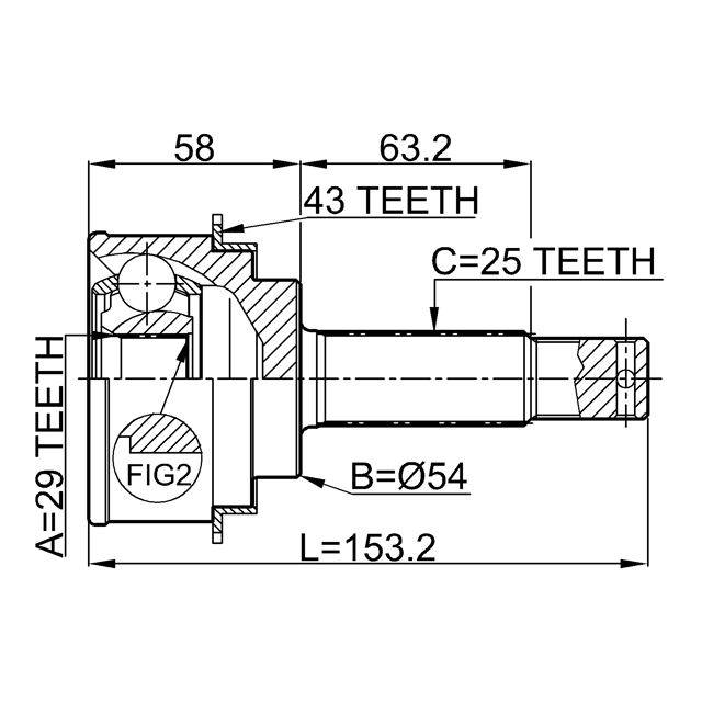 FEBEST 0410-H76A43