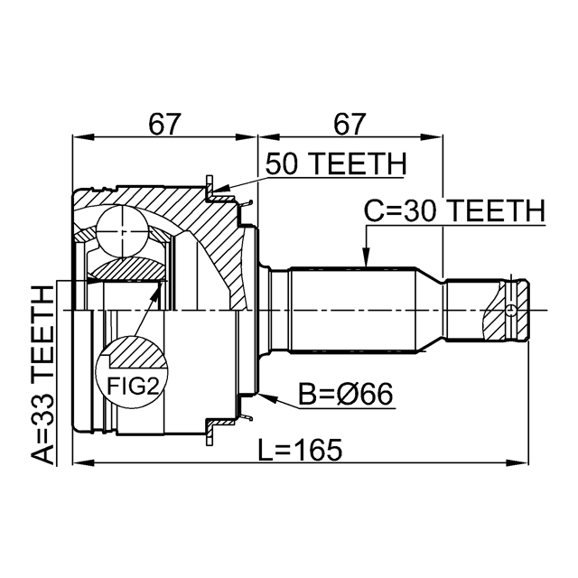 FEBEST 0410-V75A50