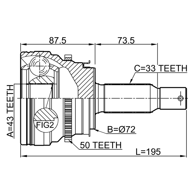 FEBEST 0410-V97WRA50
