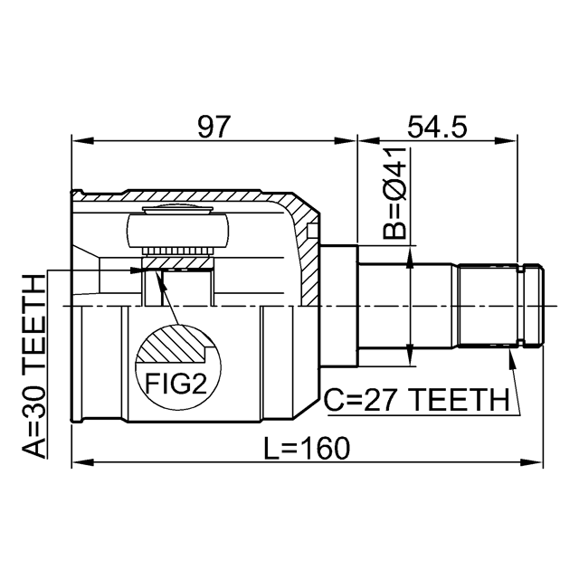 FEBEST 0411-CS9MTLH