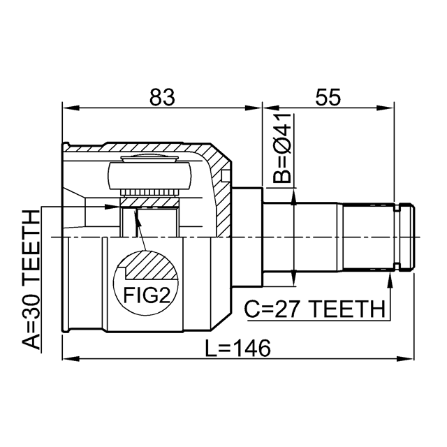 FEBEST 0411-CS9MTRH