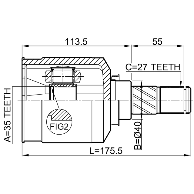 FEBEST 0411-CW5LH