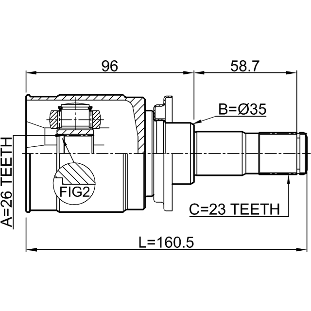 FEBEST 0411-CWR