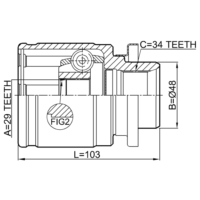 FEBEST 0411-H77WLH
