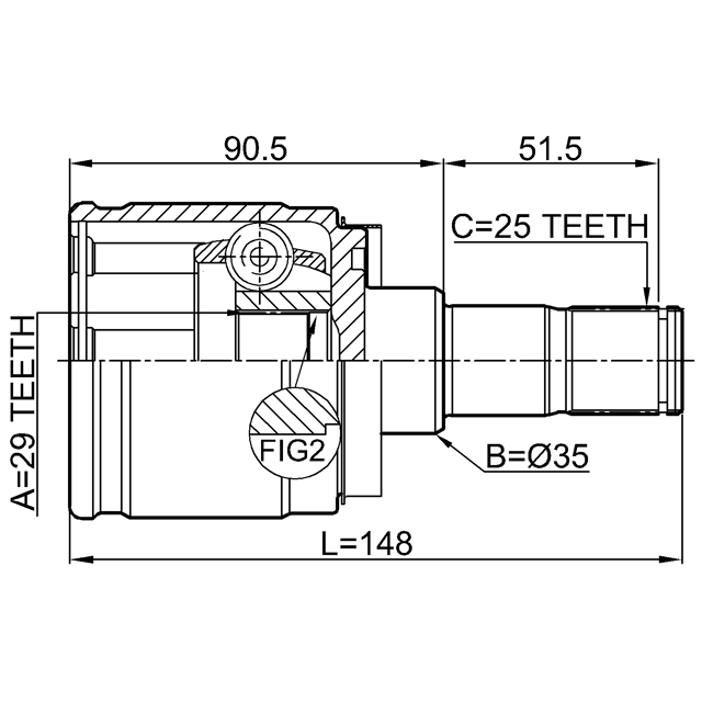 FEBEST 0411-H77WRH