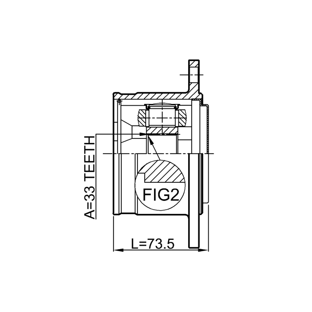 FEBEST 0411-V75RH