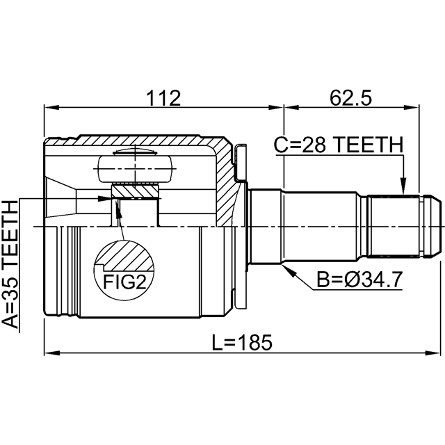 FEBEST 0411-V97LH