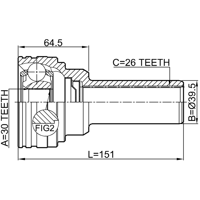 FEBEST 0411-V97WSHA