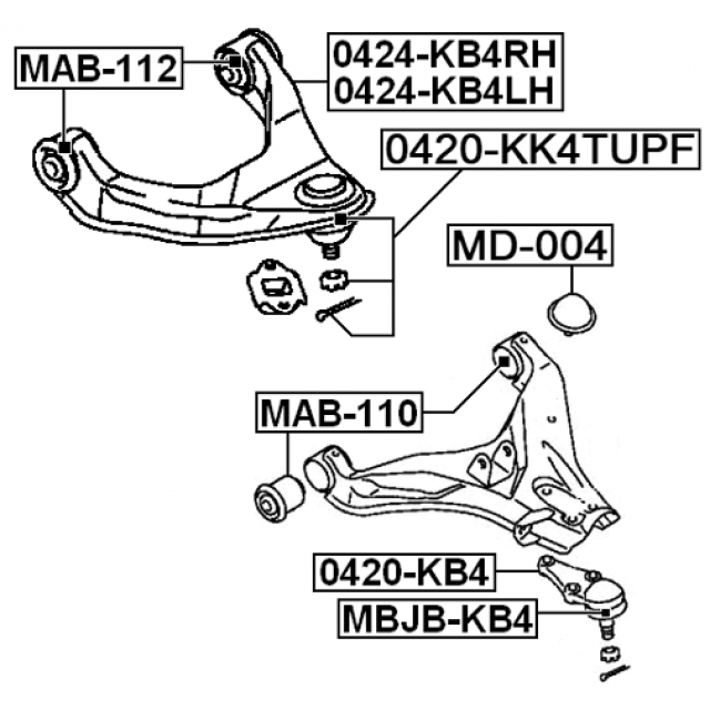 FEBEST 0420-KK4TUPF