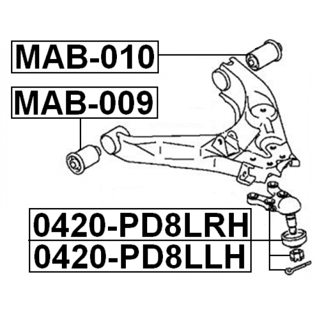 FEBEST 0420-PD8LLH
