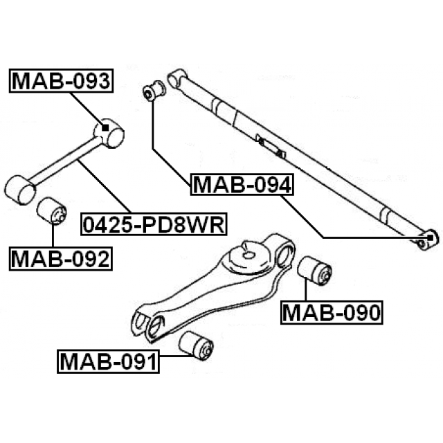 FEBEST 0425-PD8WR
