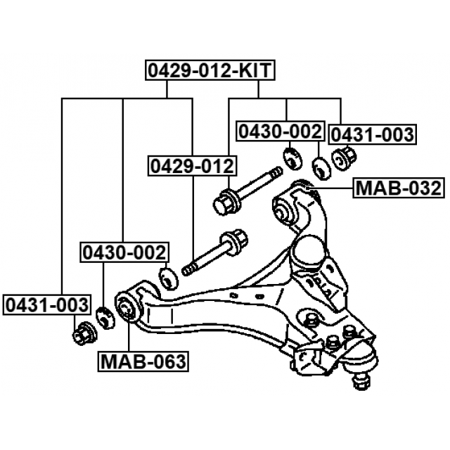 FEBEST 0429-012-KIT