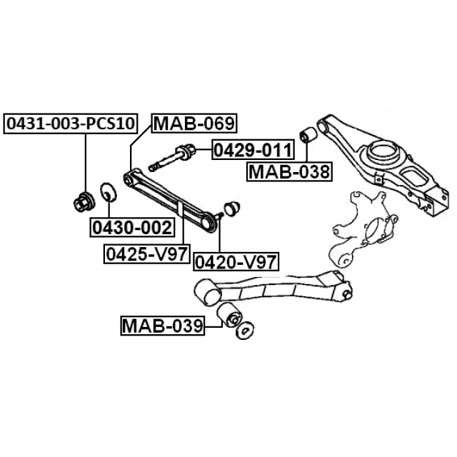 FEBEST 0431-003-PCS10
