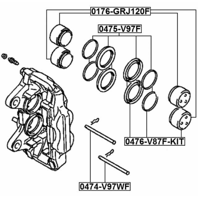 FEBEST 0476-V87F-KIT