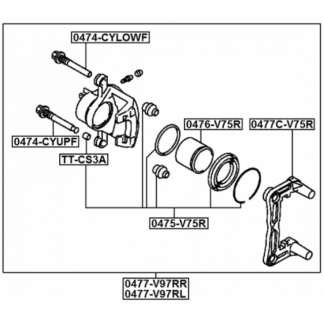 FEBEST 0477C-V75R