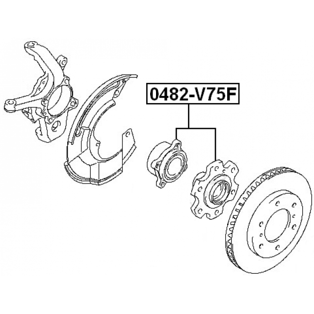 FEBEST 0482-V75F