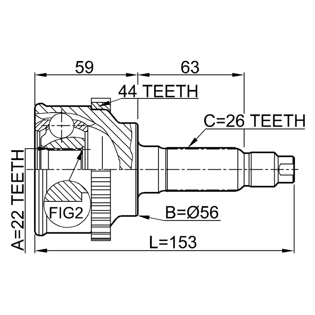 FEBEST 0510-009A44