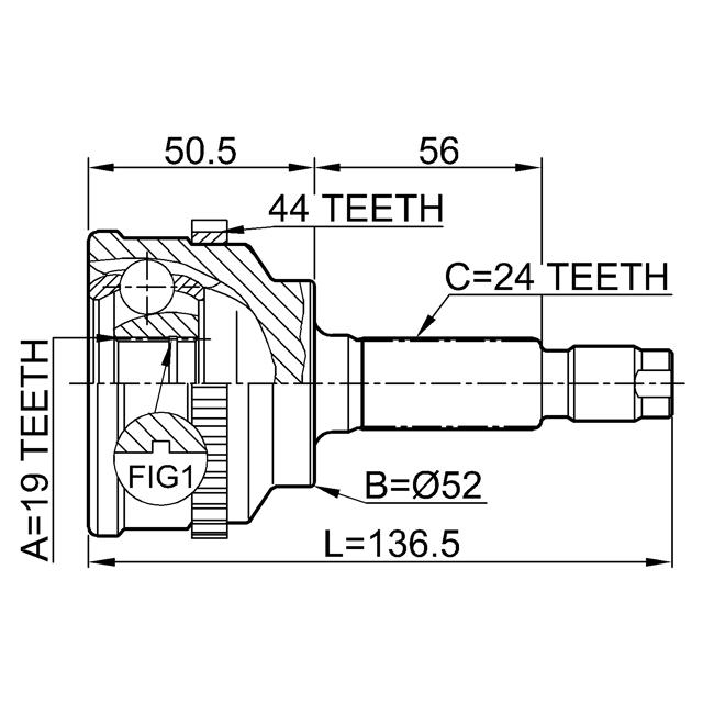 FEBEST 0510-014A44