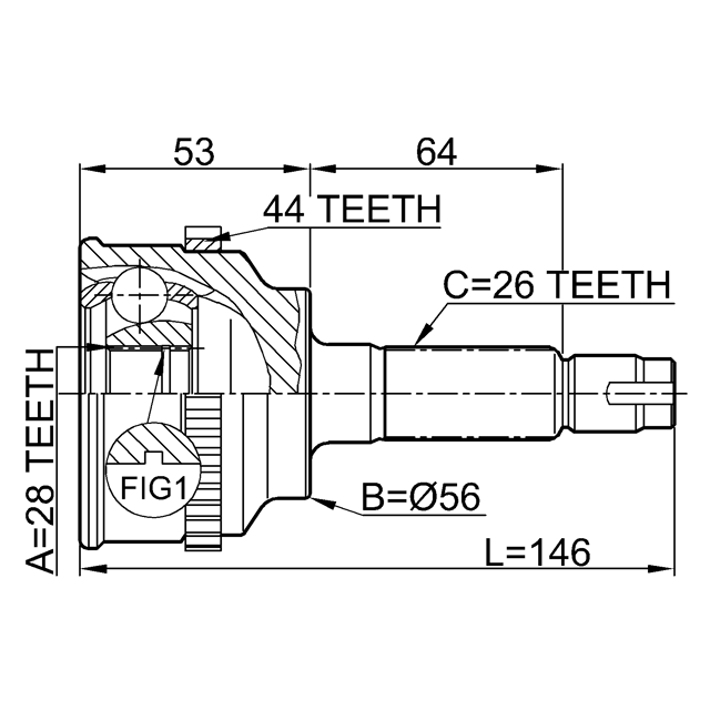 FEBEST 0510-034A44
