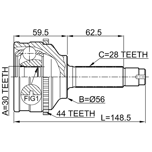 FEBEST 0510-037A44