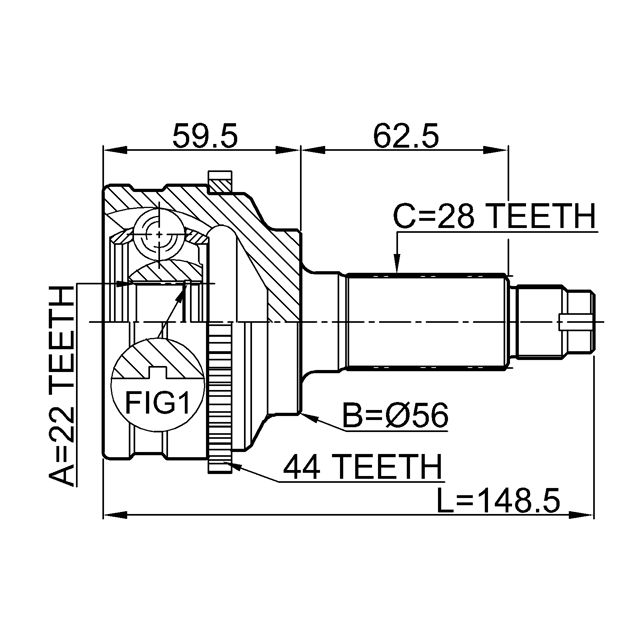 FEBEST 0510-038A44