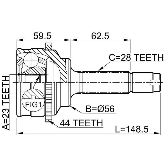 FEBEST 0510-039A44