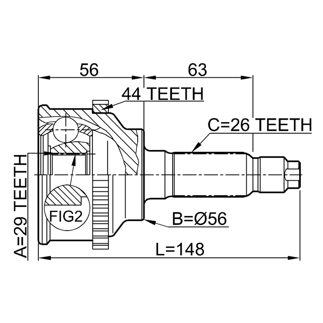 FEBEST 0510-045A44
