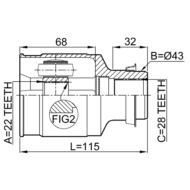 FEBEST 0511-323FRH