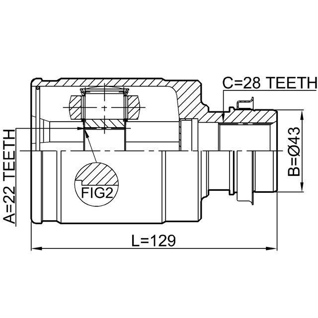 FEBEST 0511-BL16MTRH