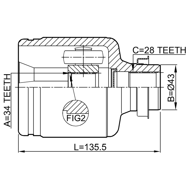 FEBEST 0511-BL23MTRH