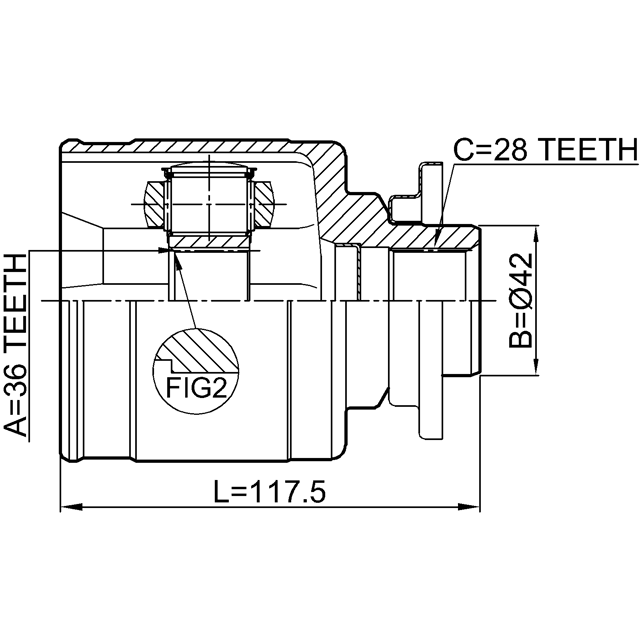 FEBEST 0511-BT50LH