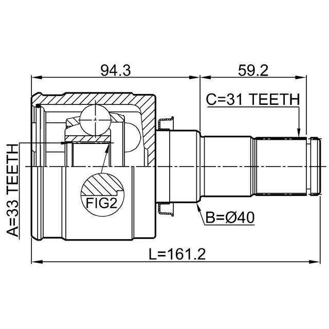 FEBEST 0511-CX5MTLH