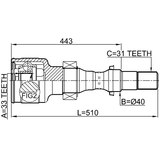 FEBEST 0511-CX5MTRH