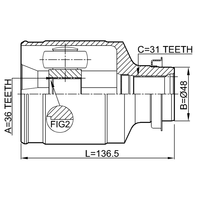 FEBEST 0511-CX7RH