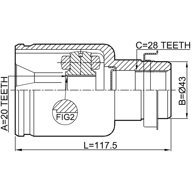 FEBEST 0511-DY3WATRH