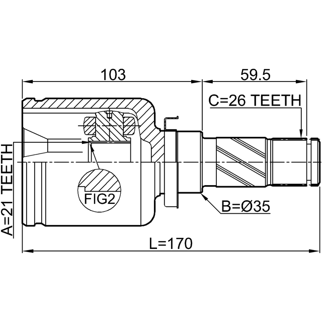 FEBEST 0511-DY5WATLH