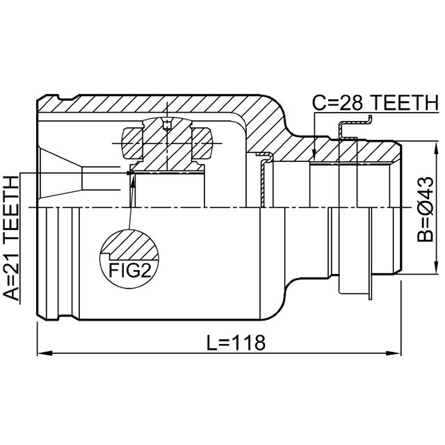 FEBEST 0511-DY5WATRH