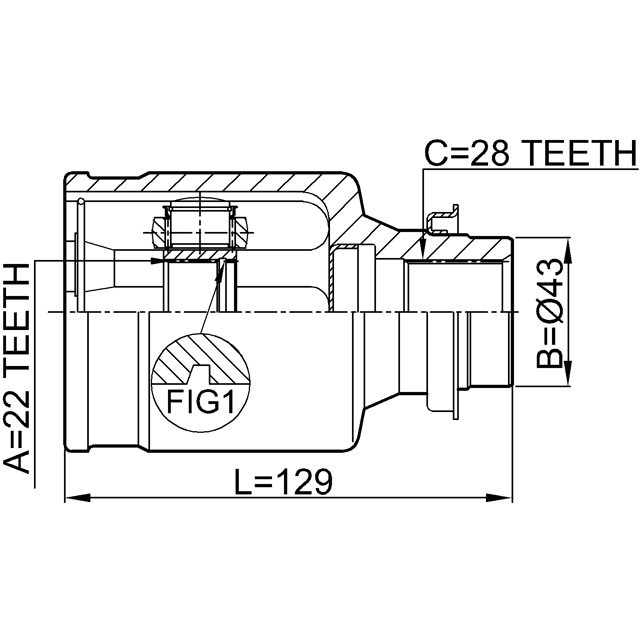 FEBEST 0511-M316MTRH