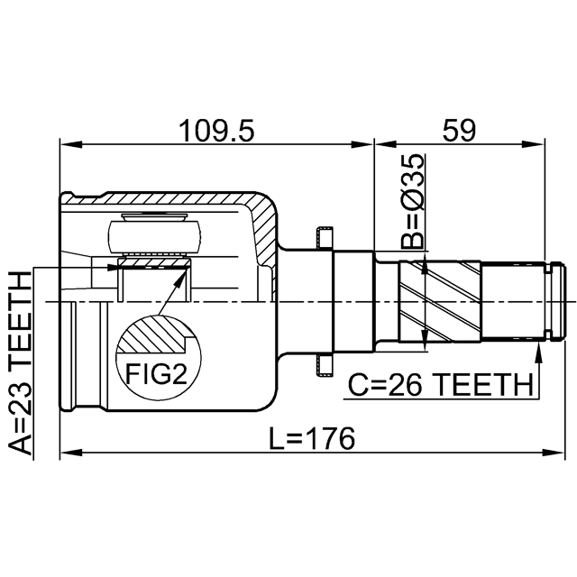 FEBEST 0511-M320ATLH