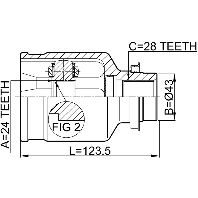 FEBEST 0511-M320MTRH
