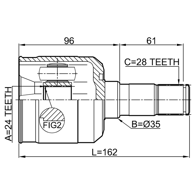 FEBEST 0511-M323FLH