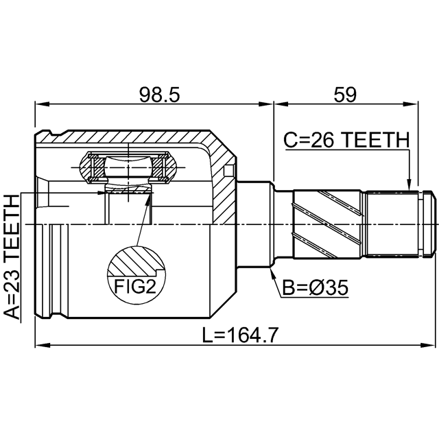 FEBEST 0511-M626LH