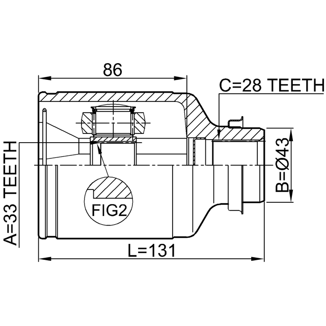 FEBEST 0511-M6ATRH