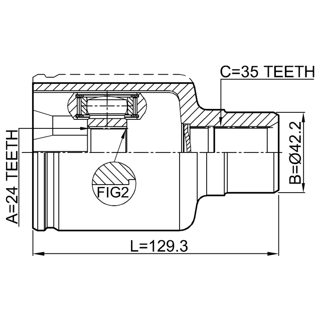 FEBEST 0511-TRIBRH