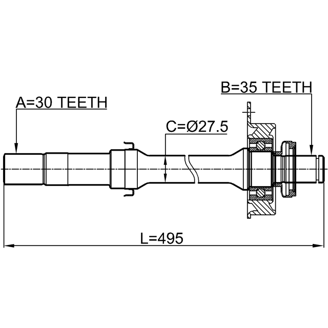 FEBEST 0512-TRIBRH